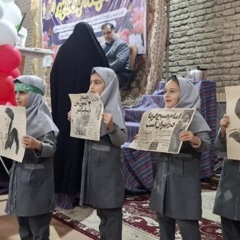 جشن انقلاب در روستای ابراهیم آباد بردسکن